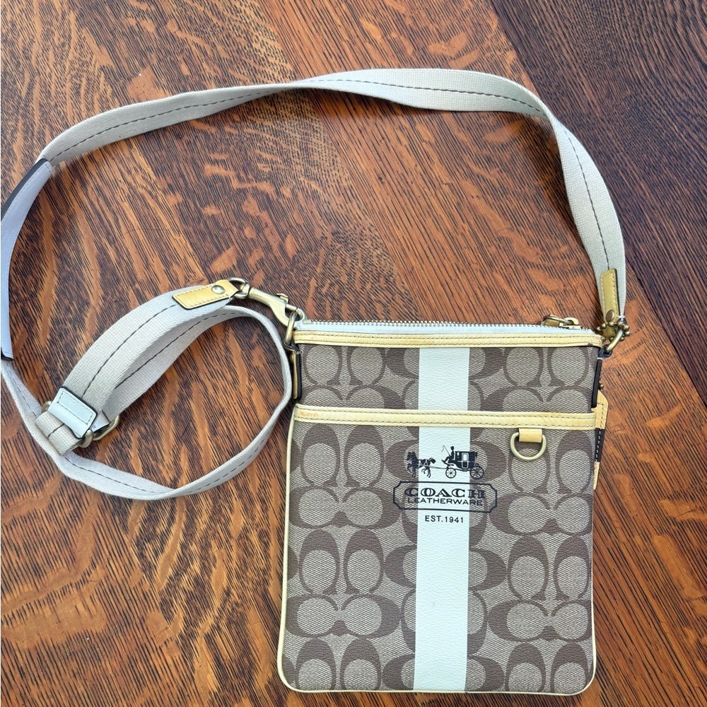 Coach Heritage Stripe Crossbody bag
